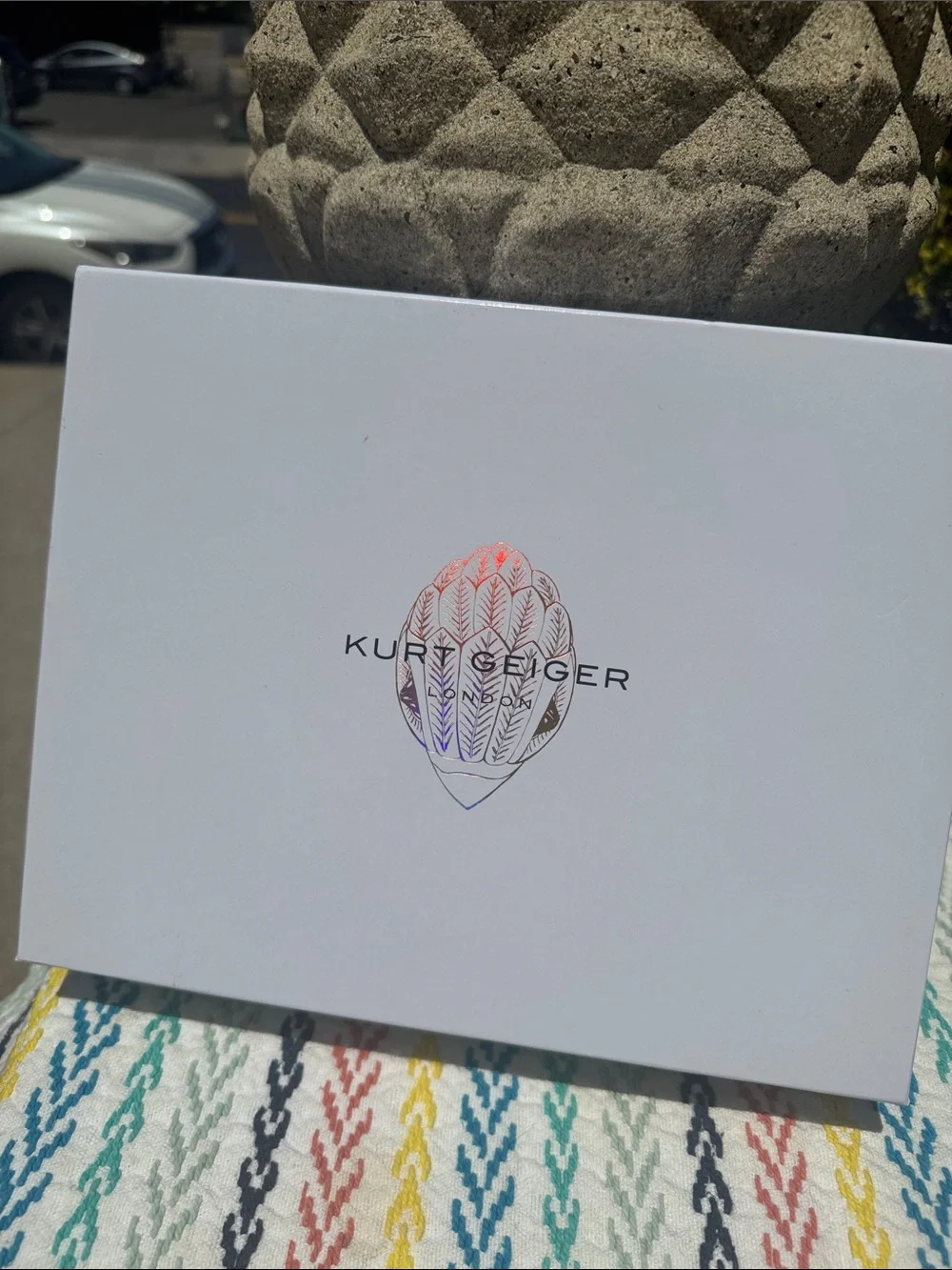 Kurt Geiger Multicolor Velvet Star-Embellished Makeup Bag & Eyeshade set